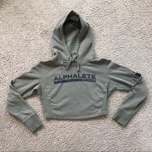 Alphalete cropped hoodie